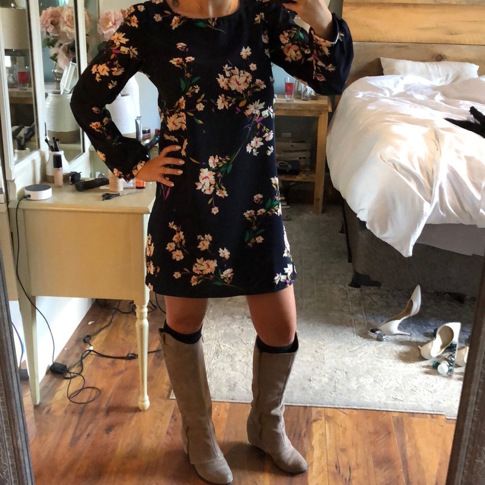 Lulus Flower Shift Dress